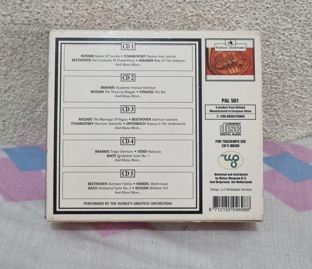 5 CDS Famous Overtures