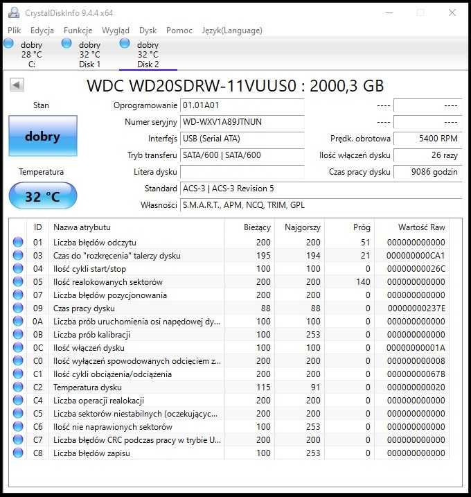 Dysk HDD WD My Passport 2TB USB 3.0