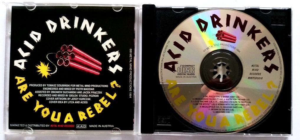 Acid Drinkers Are You A Rebel? 1994r