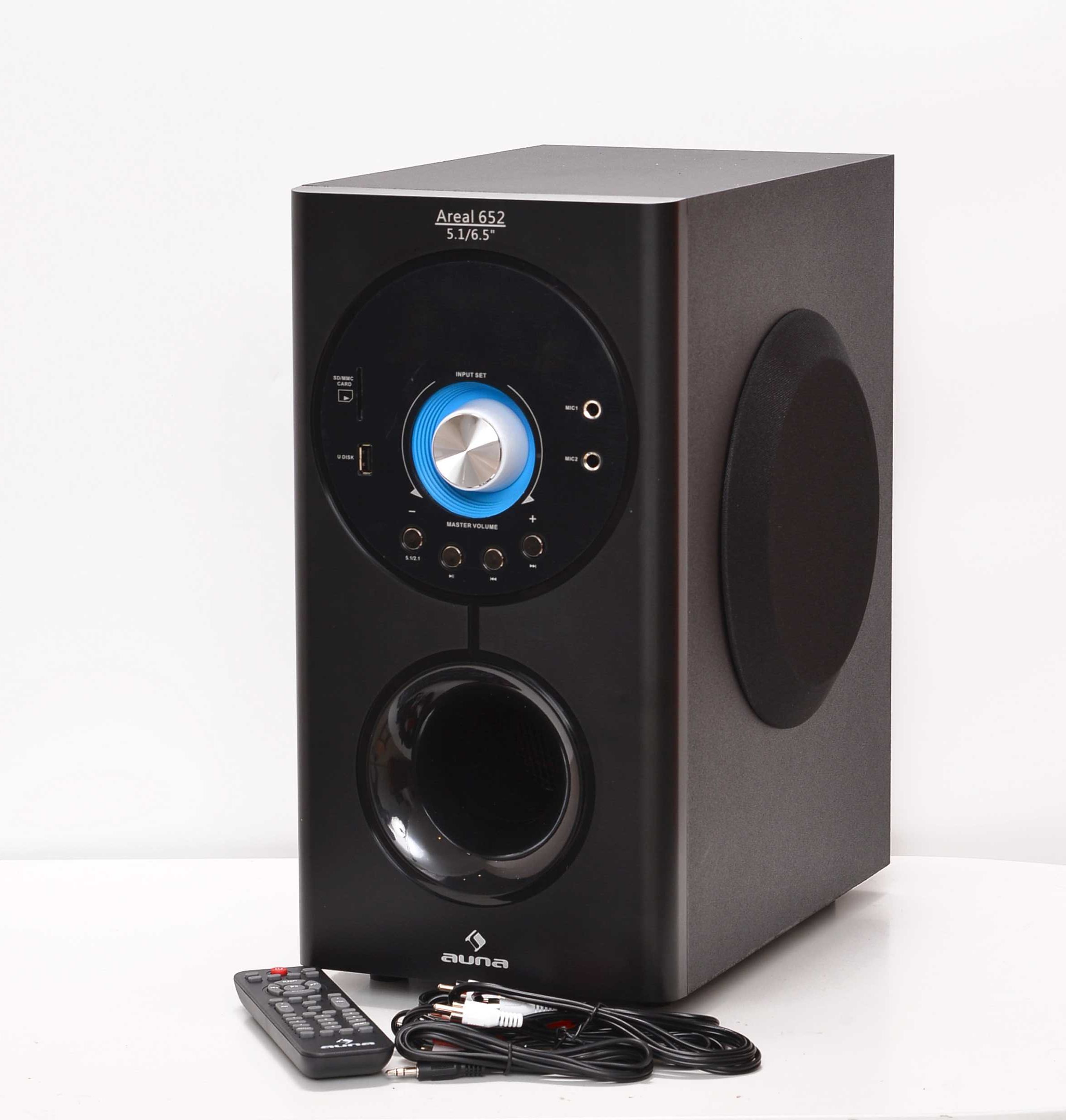 Subwoofer aktywny Auna Areal 652 70 W czarny