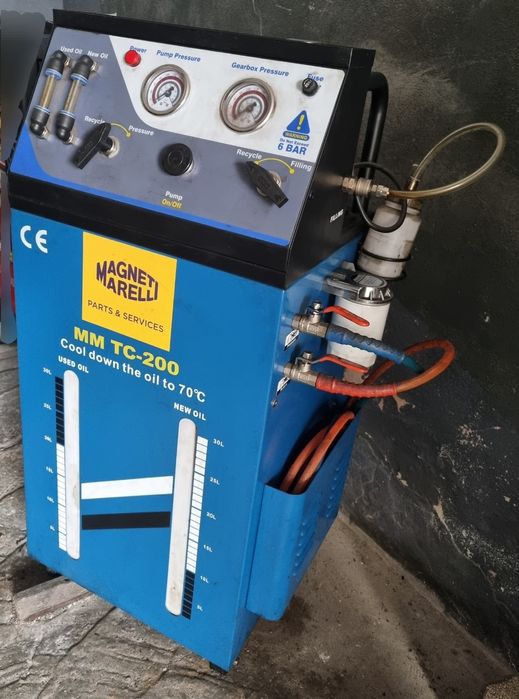 Urządzenie do dynamicznej wymiany oleju w skrzyniach automatycznych