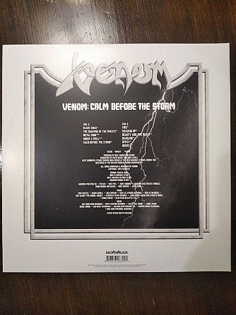 Venom "Calm before the storm" , пластинка, винил