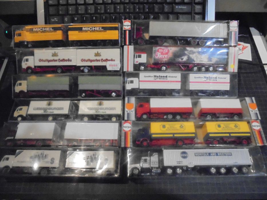Herpa, Albedo, Tiry, ciężarówki H0 1:87 do Piko,Roco, makieta.