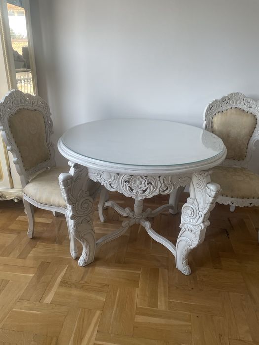 Koplet do jadalni barokowy glamur