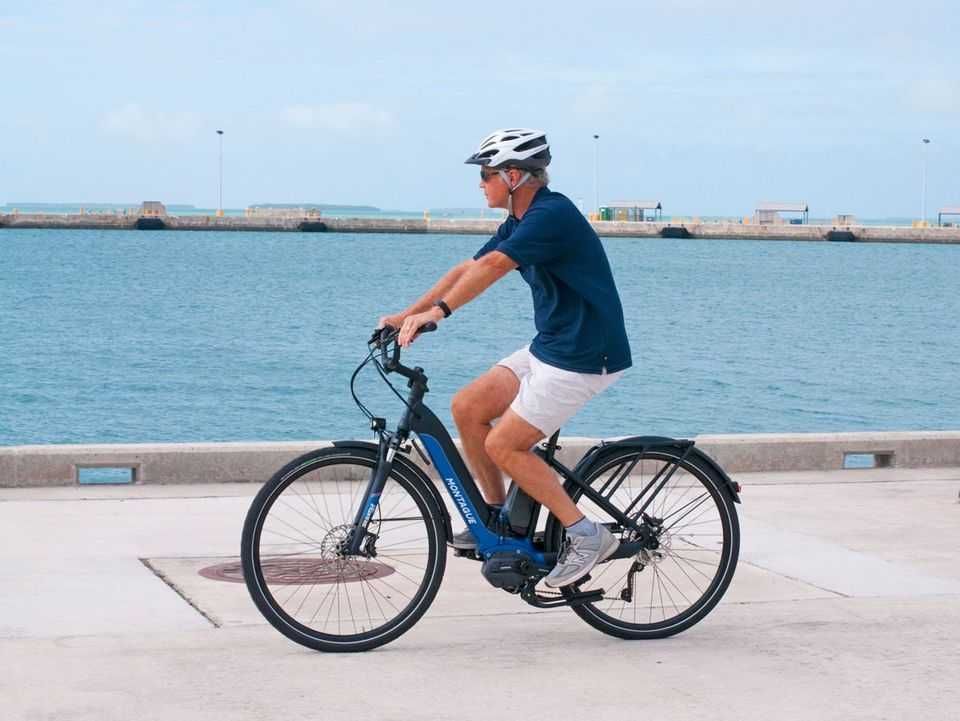 Bicicleta dobrável elétrica citadina, roda 28", 25Kg, Montague M-E1