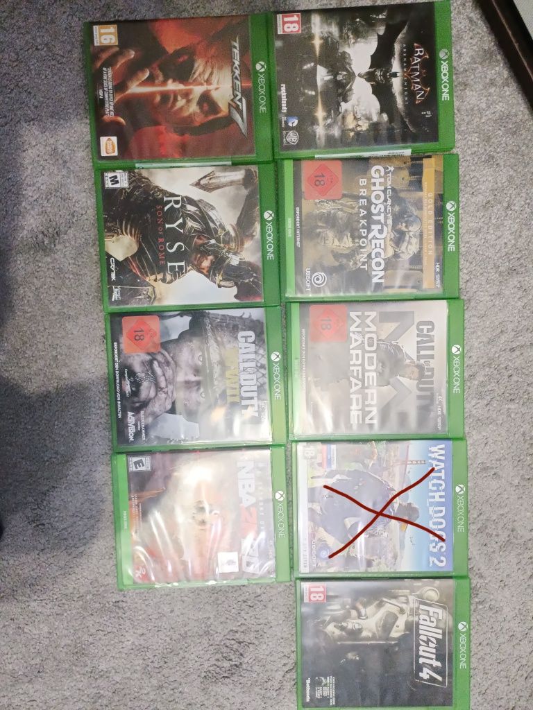 Игры для Xbox  call of duty,Batman,tekken