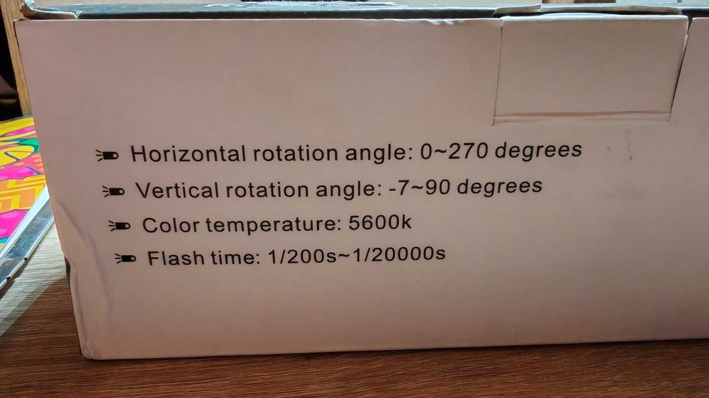 Flash Universal marca Andoer GN40 novo a estrear