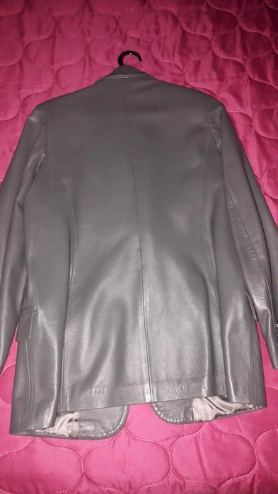 casaco pele verdadeira cor cinza