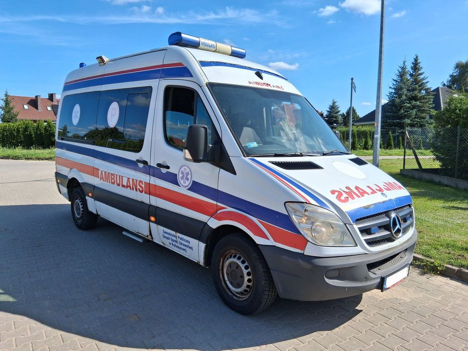 Mercedes-Benz Sprinter  318 CDI, 3.0 V6 184 KM, 2009 Rok, PL.Salon, AMBULANS, KARETKA