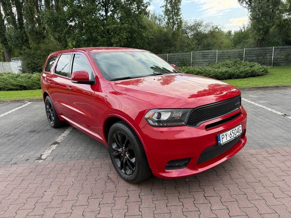 Dodge Durango DODGE DURANGO GT 2019r 3.6 295 KM 7-OSOBOWY zadbany, po serwisie