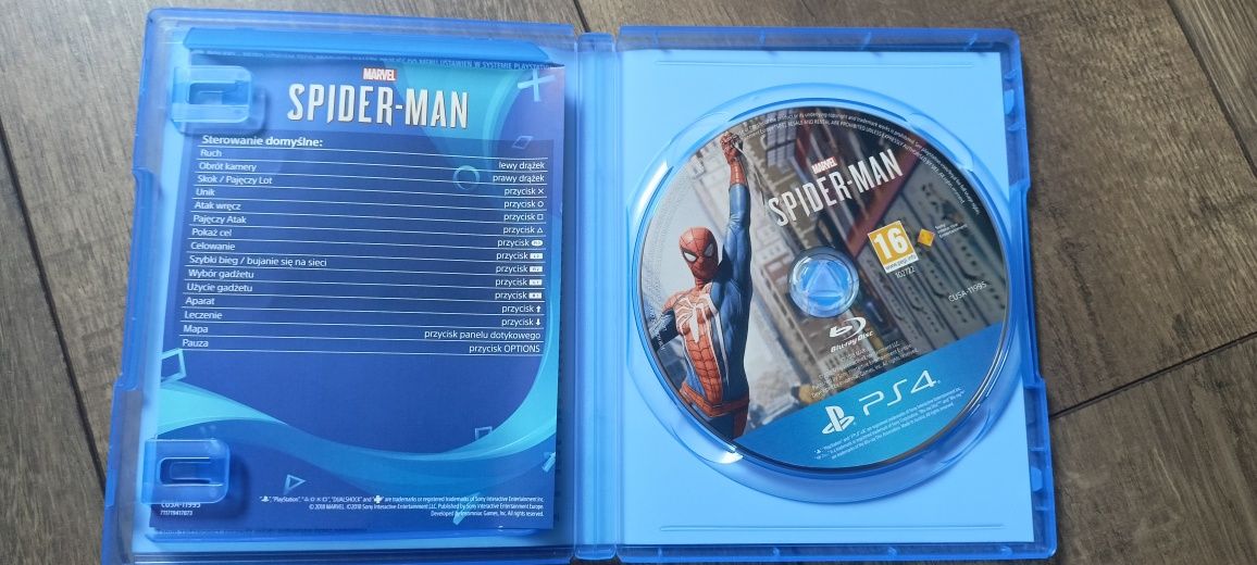 Gra płyta PS4 Spider-Man