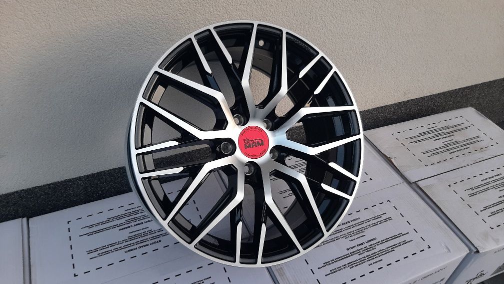 Nowe Alufelgi 5x112 R18 Wzor Rs4 Audi A3 A4 A5 A6 Vw Passat B7 B8  Sko