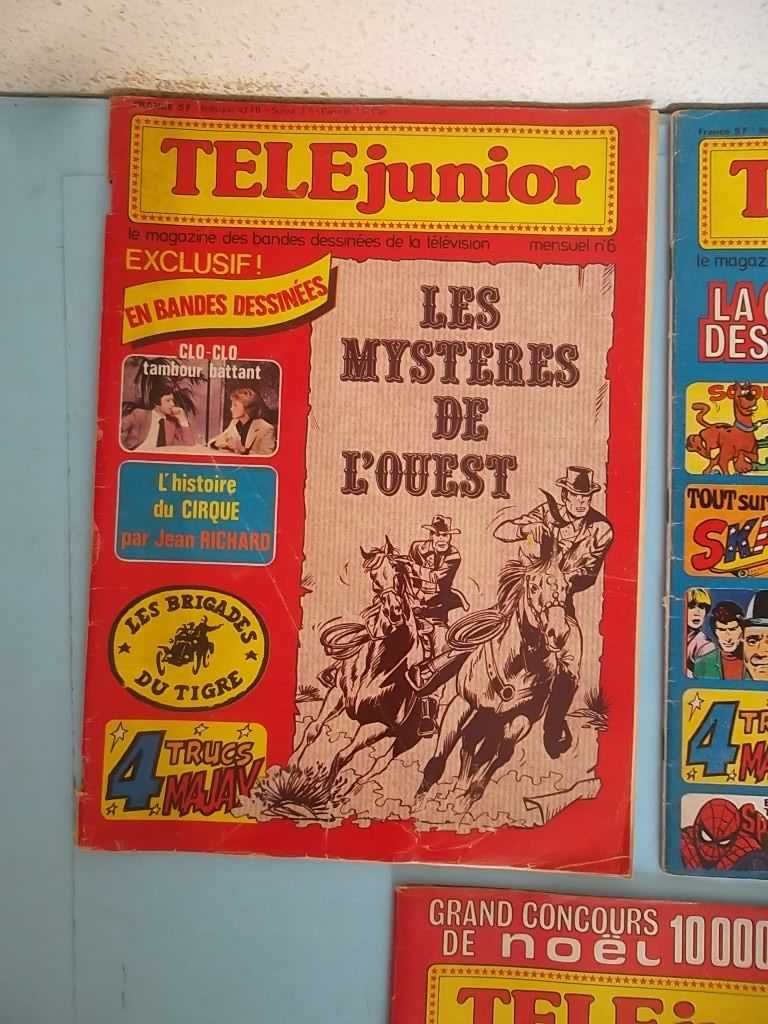 TÉLÉ JUNIOR 1977 REVISTA BD E CINEMA STAR WARS
