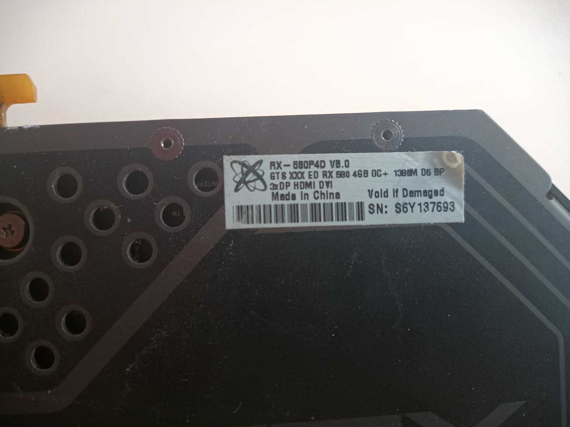 Відеокарта Radeon XFX RX 580 4Gb GDDR5 256bit