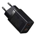 Baseus Super Si Pro szybka ładowarka USB / USB Typ C 30W PD QC czarny