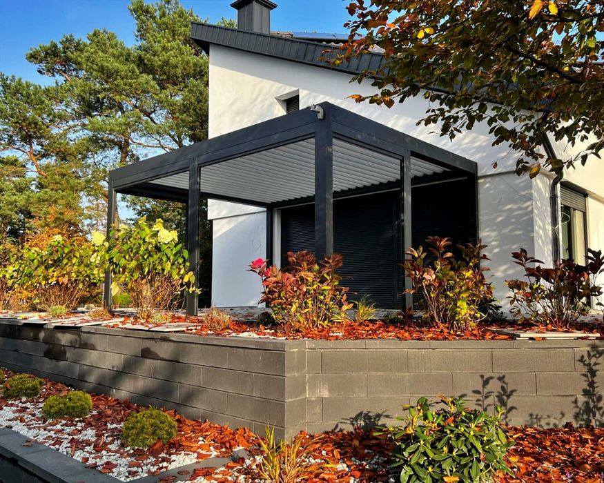 Pergole aluminiowe, ogrodowe zadaszenia tarasu, zabudowy altany, patio