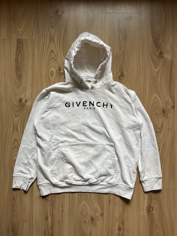 Givenchy Paris hoodie bluza biała