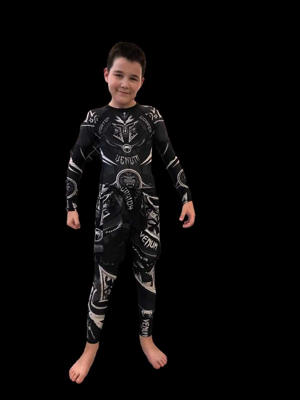 Детская Компрессионная Одежда Комплект 3 в 1 Рашагрд + Шорты + Легинсы