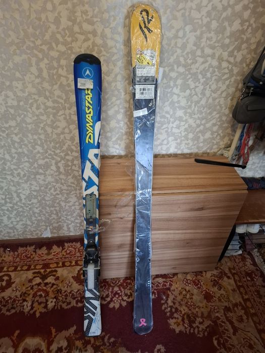 Продаю лыжи почти за даром обе пары в комплекте