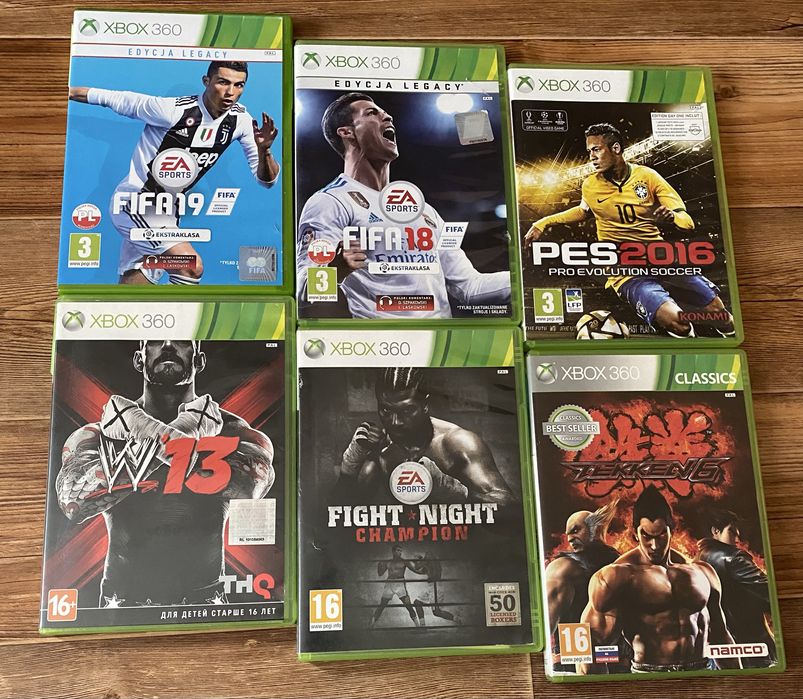 Xbox 360: Deadpool, X-Men, FIFA 19, Mortal Kombat, Doom, Driver, GTA5