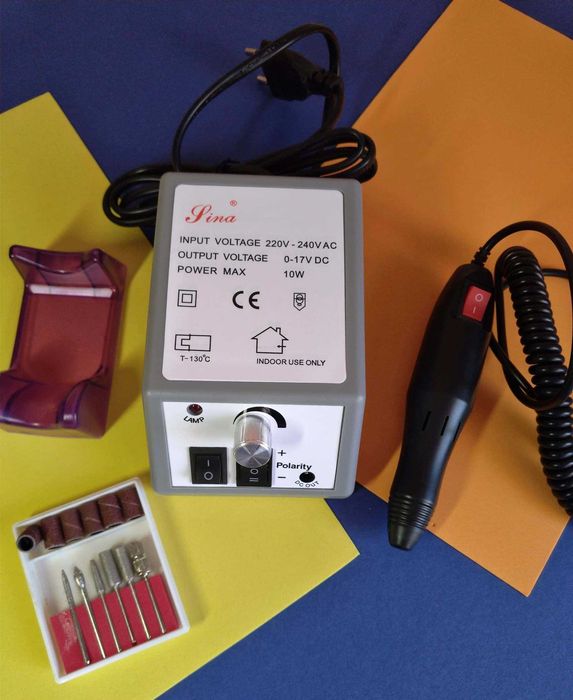 Машинка фрезер манікюр та педикюр Lina 2000 з фрезами