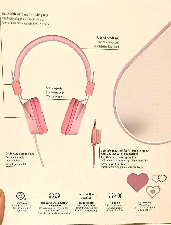 Słuchawki nauszne Thomson On-Ear dla dzieci 3+