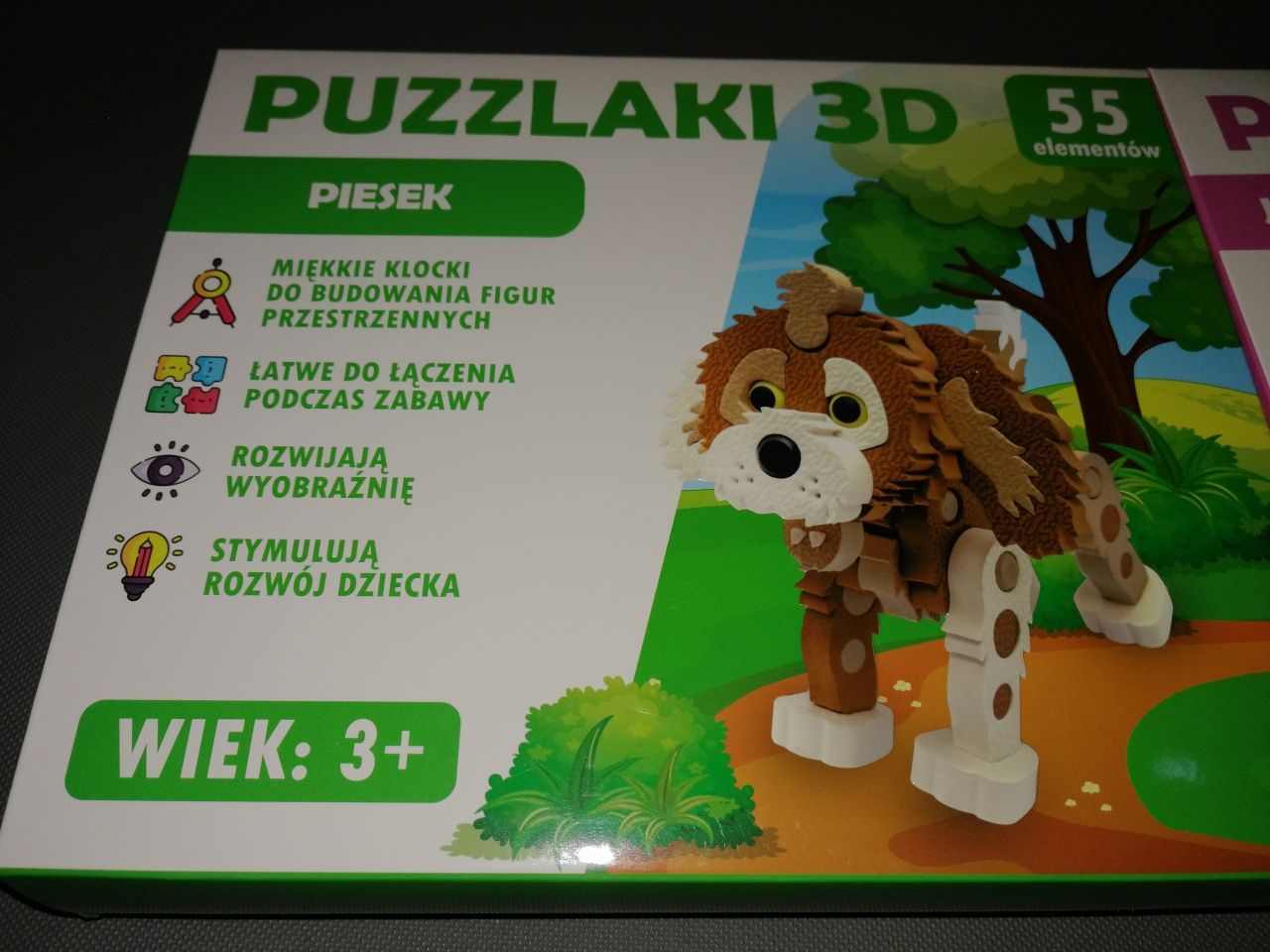 Puzzlaki 3d 55-69 elementów. Puzzle