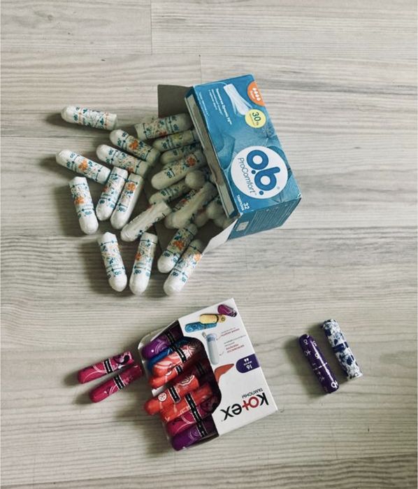 Женская гигиена, Kotex, Ob тампоны, жіночі гігієнічні засоби тампони