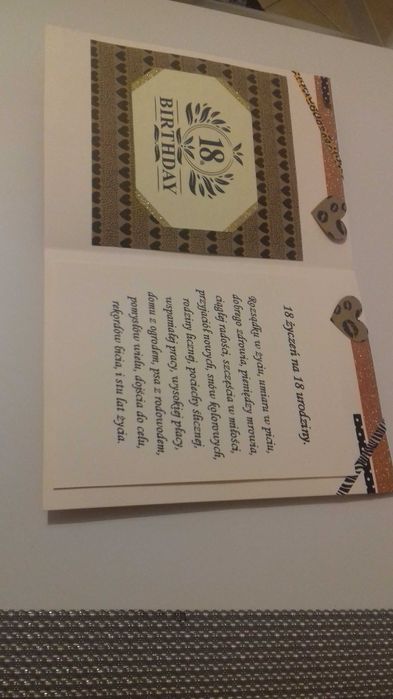 Kartka na 18nastkę!/urodziny 18/A5/duża