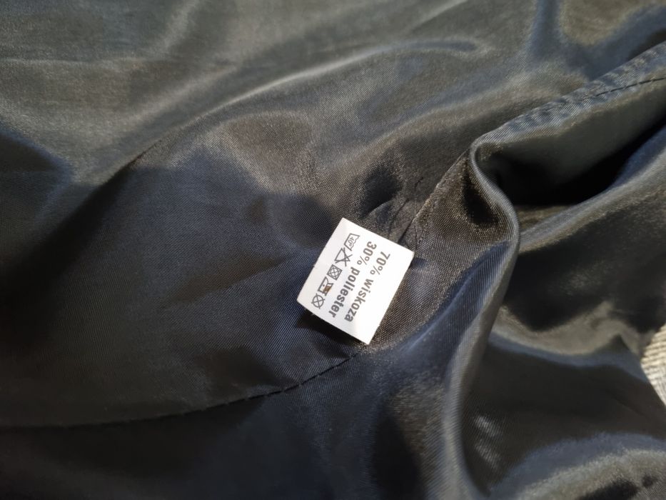 Szara marynarka Edan jodełka S wiskoza