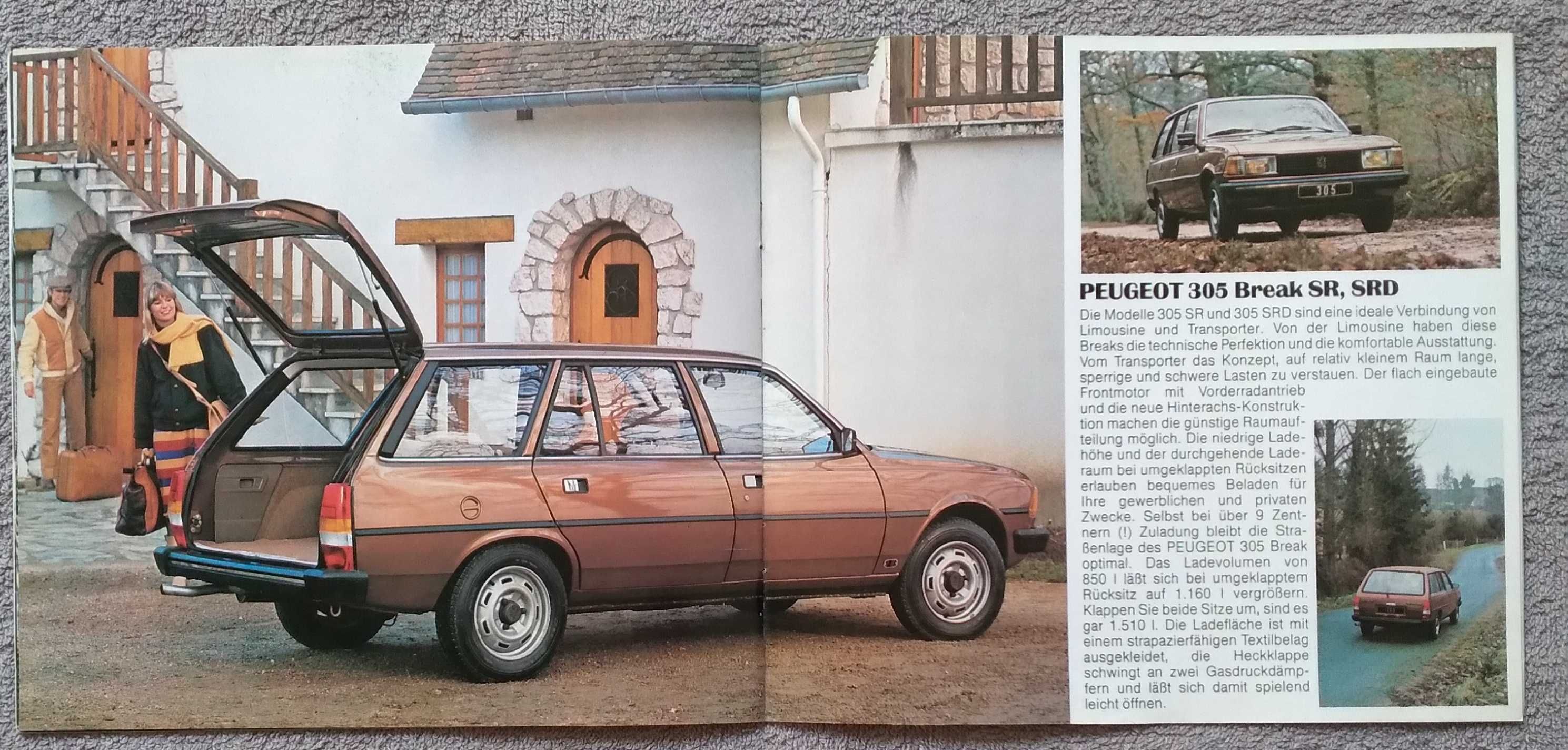 Prospekt Peugeot 305 rok 1981