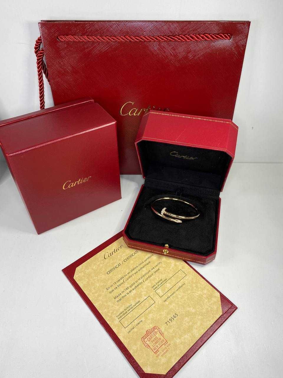 Золотой браслет Cartier Juste Un Clou