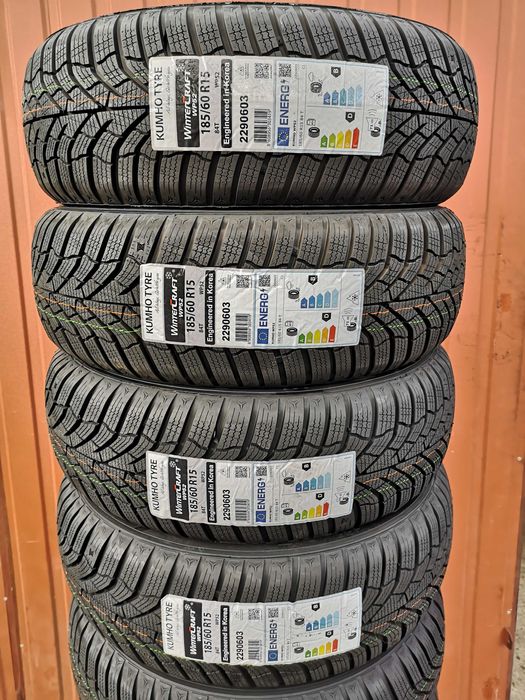 185/60 R15 84T - Kumho Winter Craft WP52 (2 sztuki) NOWE