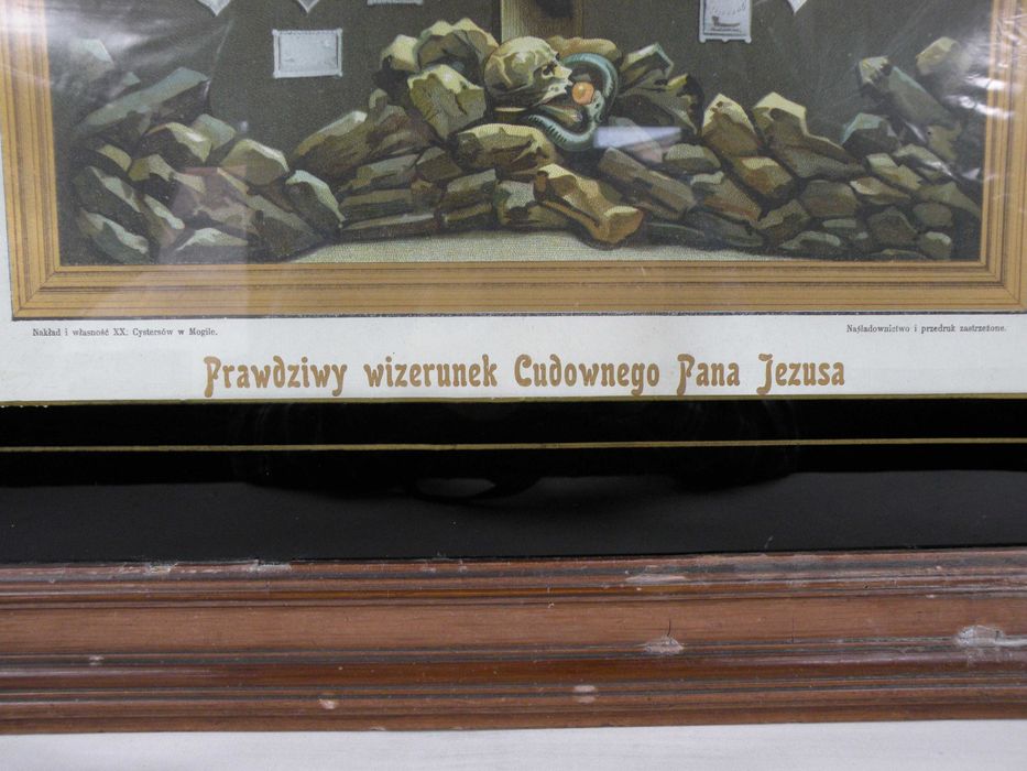 Oleodruk obraz Pan Jezus na Krzyżu kościół Cystersów w Mogile Kraków