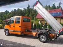 Opel Movano  doka-wywrotka na trzy strony,hak,220 tys km,rama super stan,