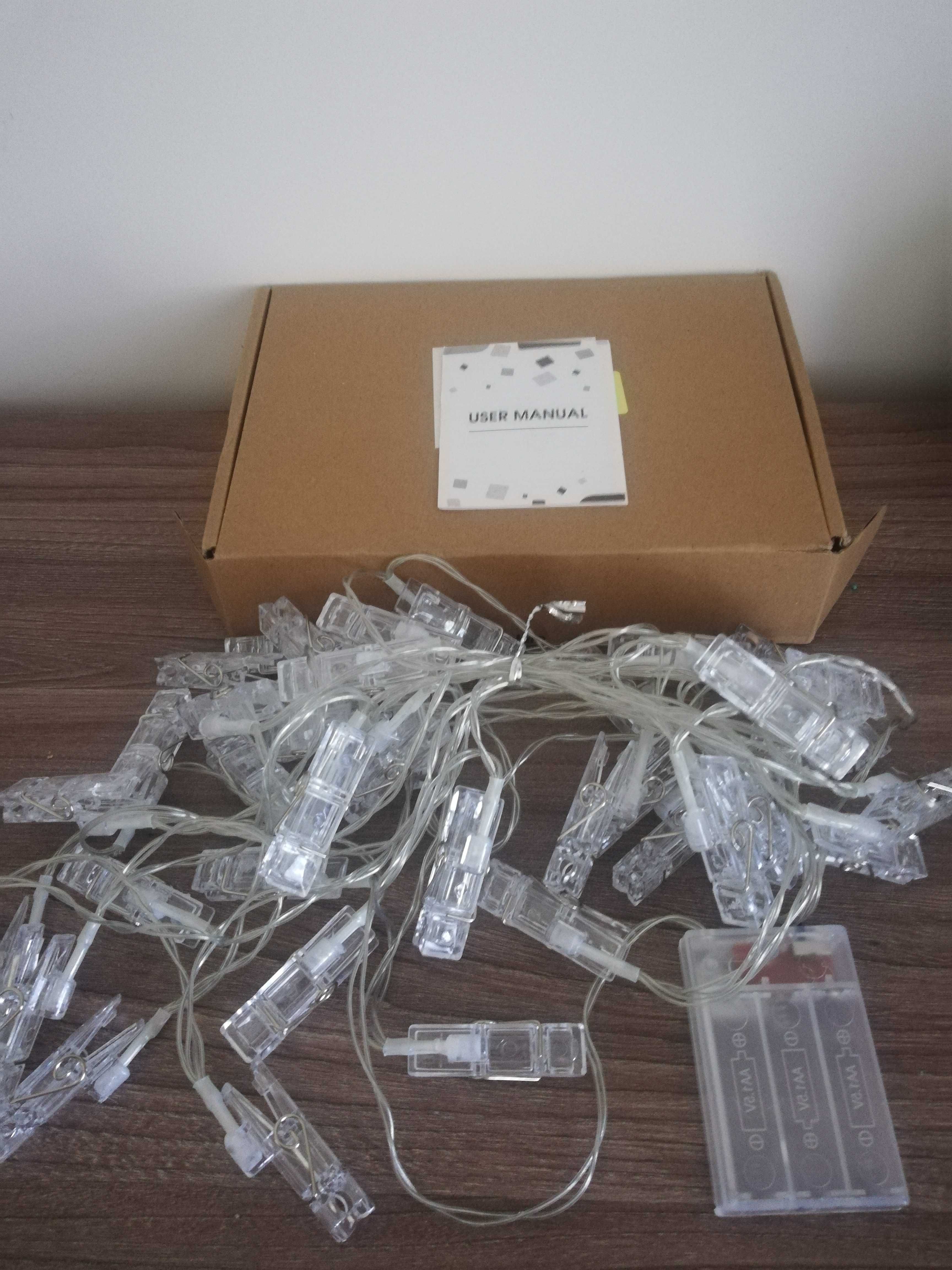 Łańcuchy świetlne LED Fulighture 6M 40LED.