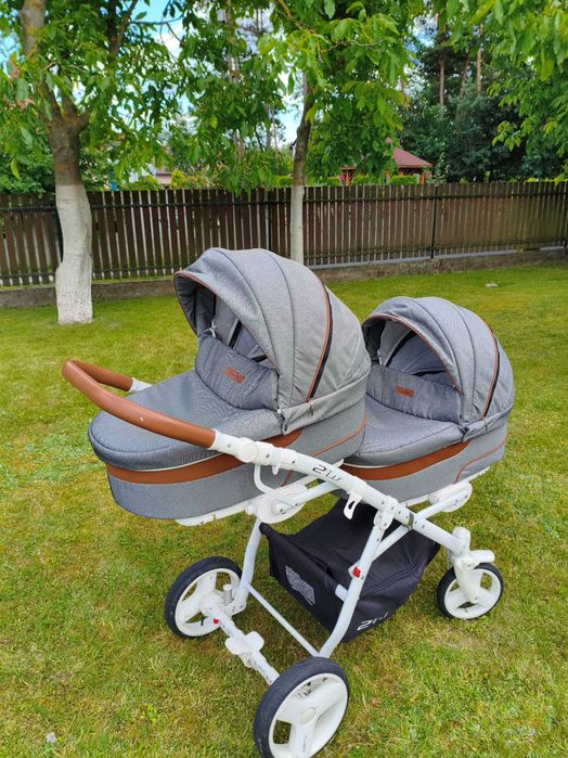 Wózek bliźniaczy 2w1