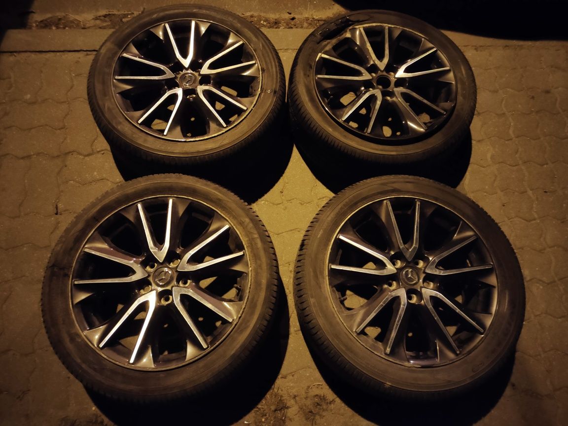 4 oryginalne koła 18 " do Mazda cx3 felga aluminiowa plus opony