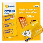 Karta SIM Lifecell najtańszy internet