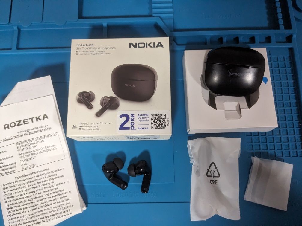 Навушники блютуз бездротові nokia go earbuds+ tws-201 tws нокіа