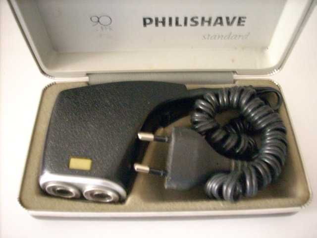 Máquina vintage de barbear Philips - Philishave - HP1123 (2 cabeças)
