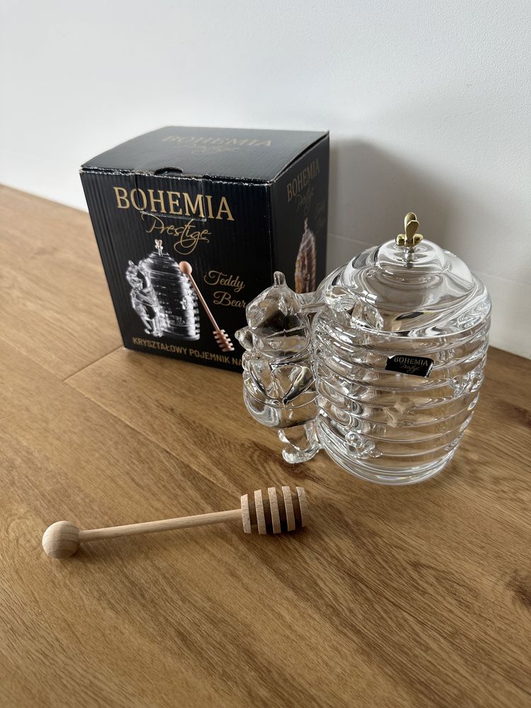 Miodownica słoik na miód kubuś puchatek Bohemia Prestige