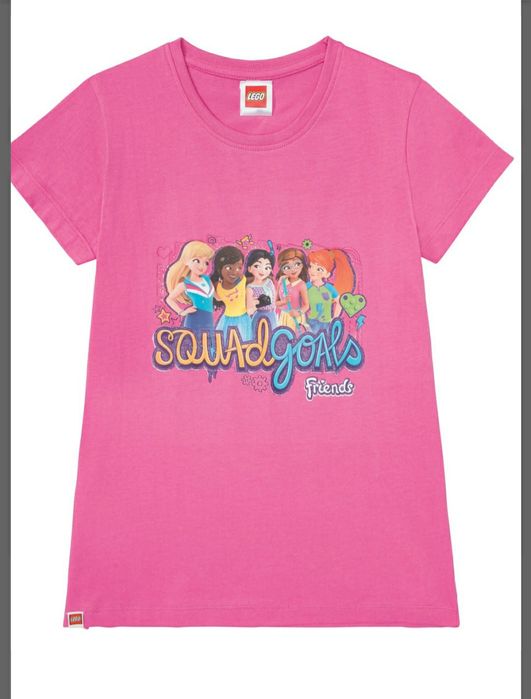 3 bluzki na krótki rękaw LEGO friends t-shirt 110/116