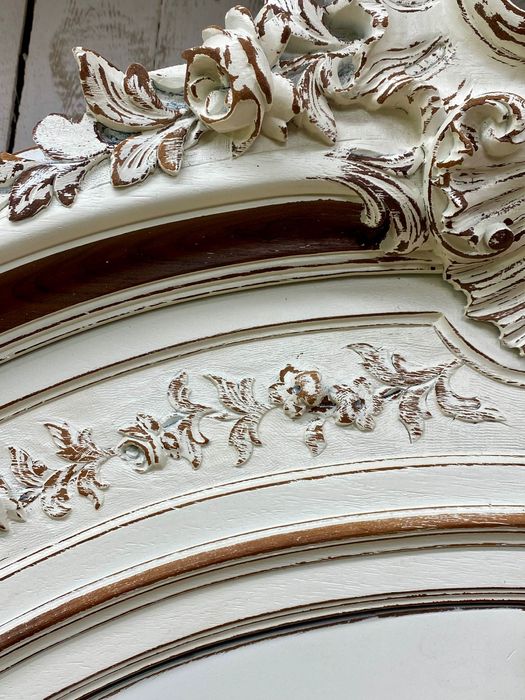 Biała BIBLIOTEKA witryna  Rokoko LUDWIK XV Francja 1899r. Antyk