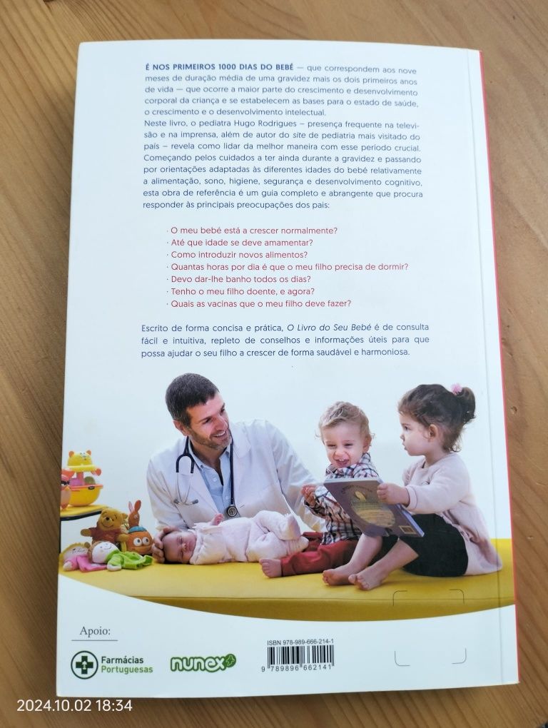 O livro do seu bebé novo