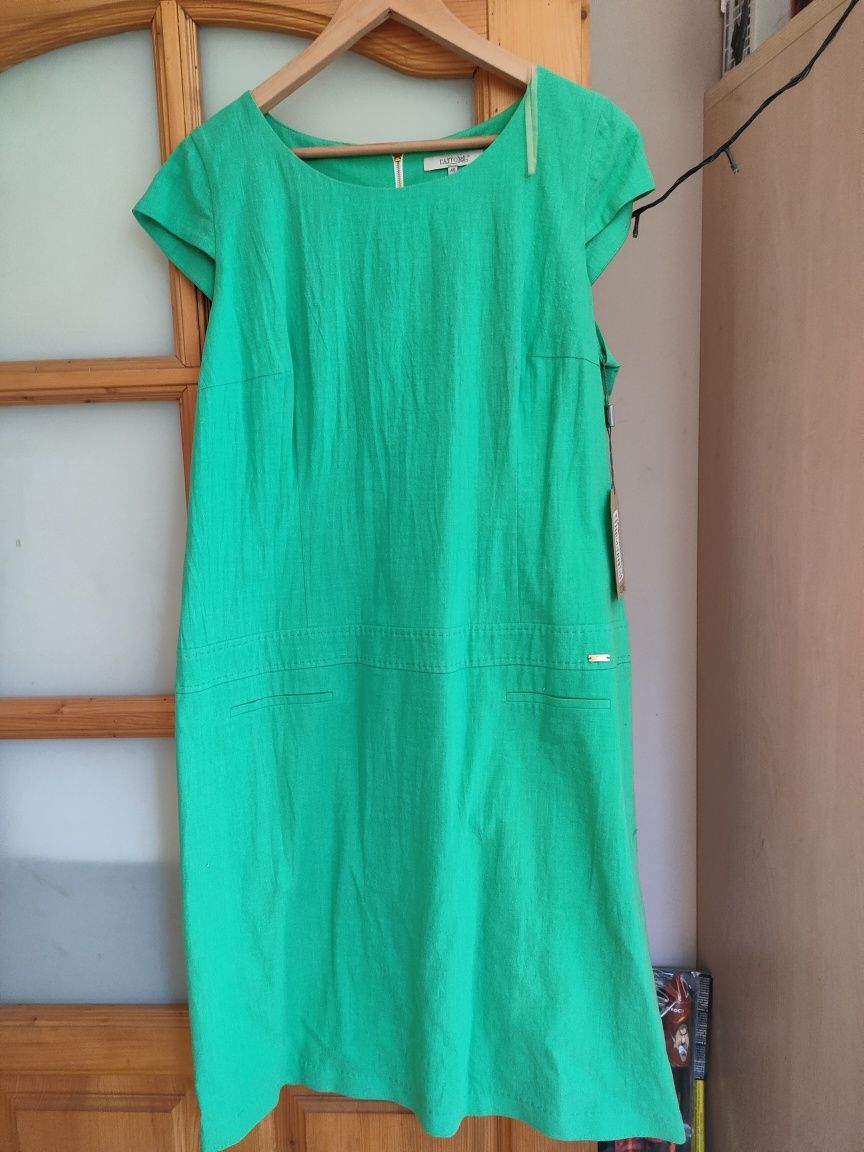 Nowa Sukienka koktajlowa zielona rozmiar 48