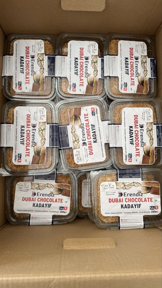 KADAYIF TOSTADO – PRONTO A USAR / Chocolate Dubai