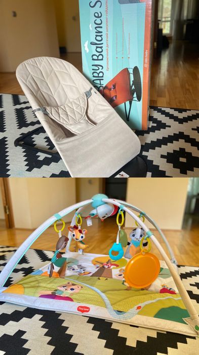 Шезлонг та розвиваючий килимок