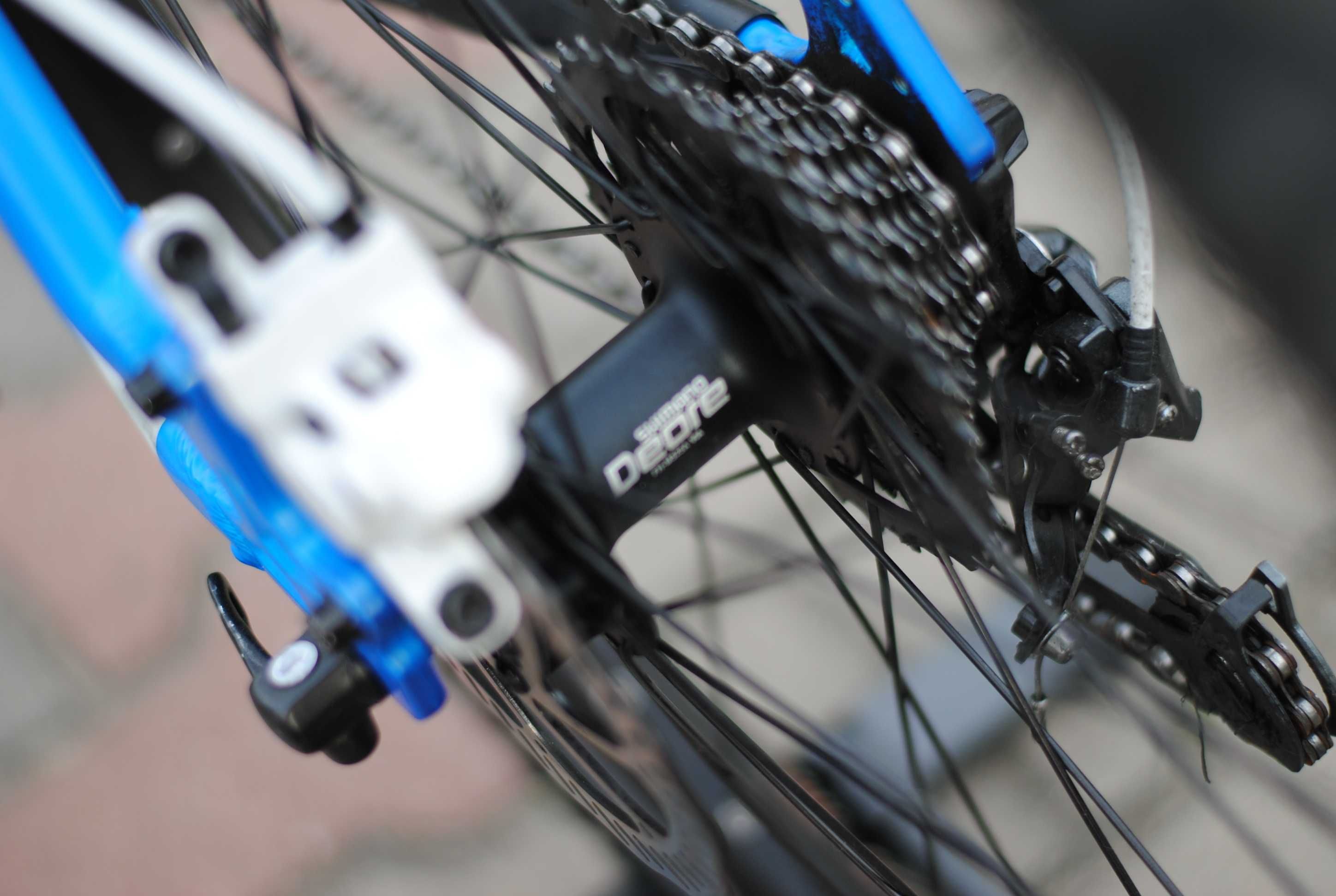 Górski rower MTB haibike attack sl osprzet shimano hydraulika tarcze