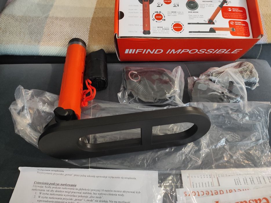 Nowy wykrywacz metali Quest Scuba Tector Pro